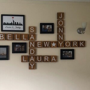 Download Large Wooden Scrabble Tiles & Letters Personalised Feature ...