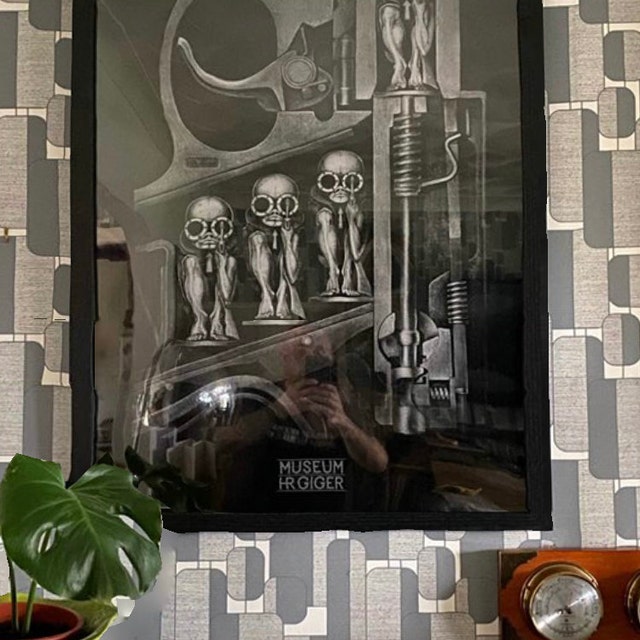 H.R. Giger - Birthmachine - Art Poster - Etsy