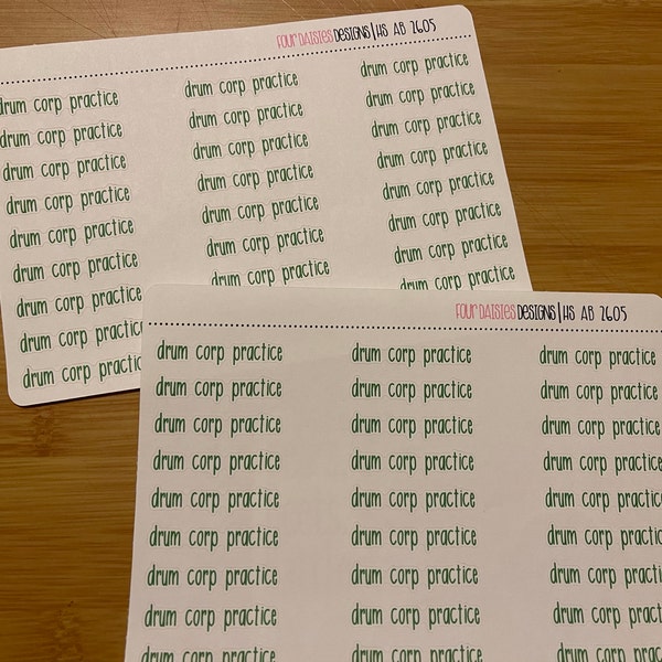 Custom Text Planner Stickers for Erin Condren Life Planner, Plum Paper ...