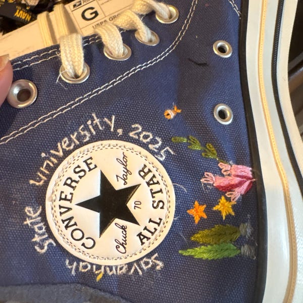 bride converse high tops