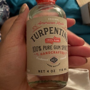 Case of 16 oz bottles of 100% Pure Gum Spirits of Turpentine