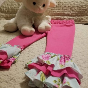 Kelsey's Ruffled Leggings Sizes NB to 15/16 Kids and Doll PDF Pattern A0  and Projector File Babies Toddlers Tweens Ruffles -  Canada