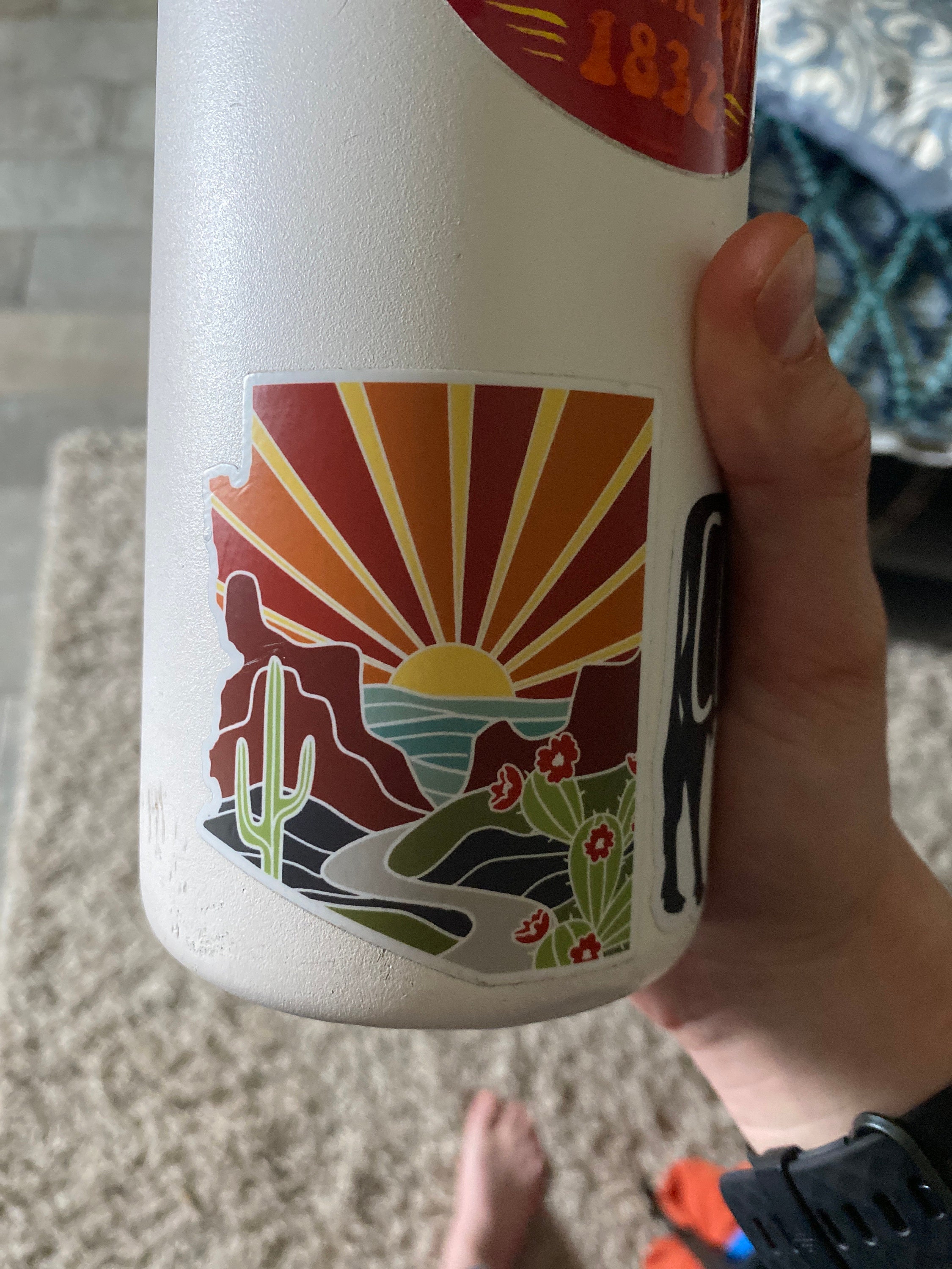 Arizona Durable Sticker | High Quality Bumper Sticker | United States Vinyl Decal | Weatherproof Sticker | Water Bottle Sticker | 3&quot;
