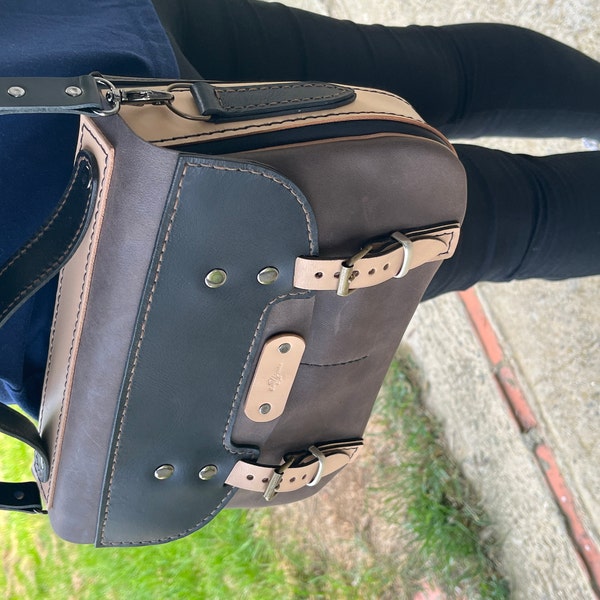 Leather Messenger Bag Pattern - Easy DIY PDF With Video Tutorial - Etsy