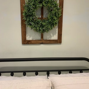 Rustic Brown Farmhouse Window Frame/ Custom/ Bedroom/ Living Room ...