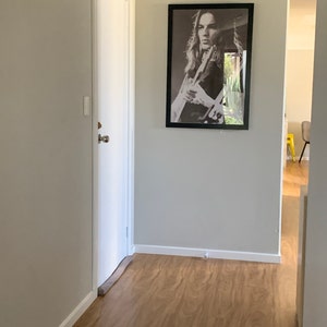 thumbnail image 2 of Tupac Shakur Finger Art Poster - Bold Black & White Portrait, Great Music Wall Decor For Living Room Or Dorm 2 of 5