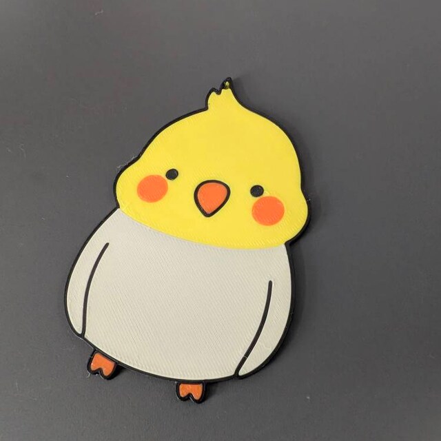 オカメインコ svg クリップアート かわいい鳥 ベクター 漫画