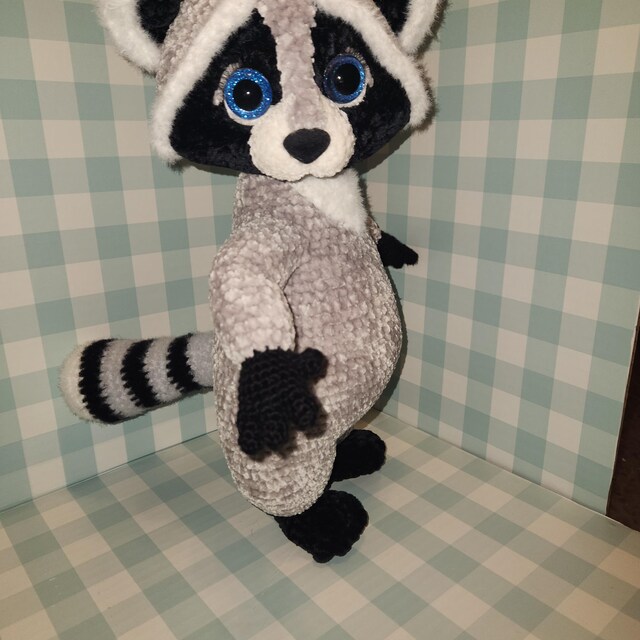 海外作家様作 アートドール アライグマ 海外作家様作 アートドール