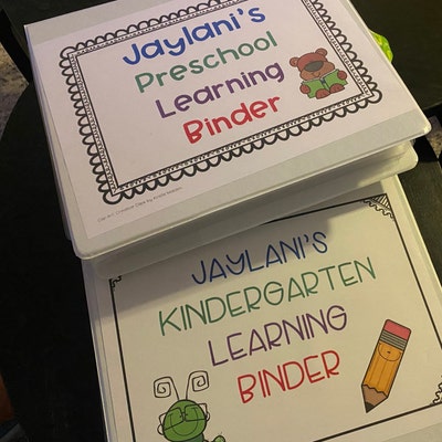 Preschool Learning Binder Printable DIGITAL DOWNLOAD - Etsy