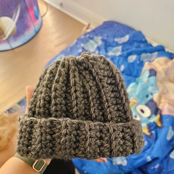 Easy Breezy SUPER CHUNKY Beanie Crochet Pattern - Beginner Crochet ...