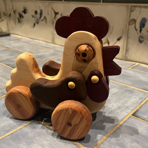 Wooden Chicken Toy Plan: DIY Animal Toy (PDF) - Etsy