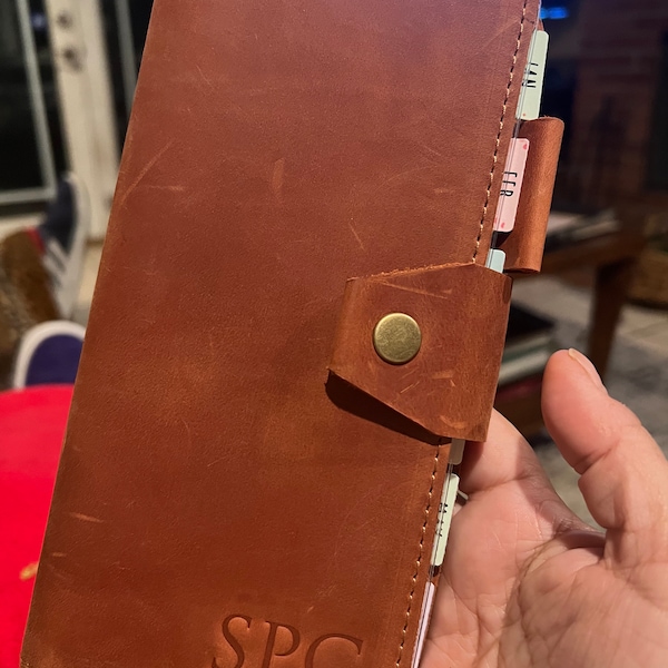 Hobonichi Weeks Cover Leather Cover for Bible, Personalized Notebook ...