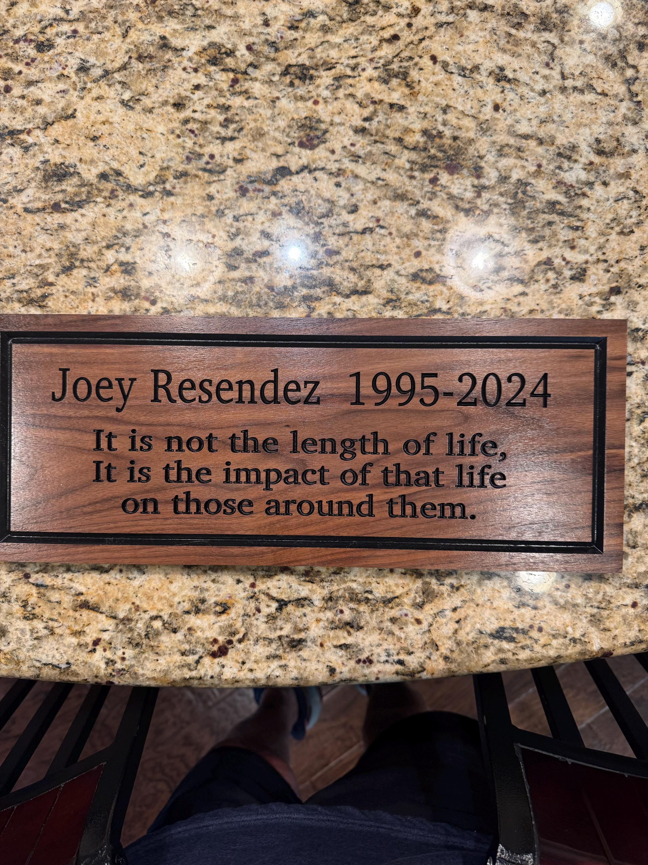 Personalized Wood Framed Quote Sign: Custom Wall Art