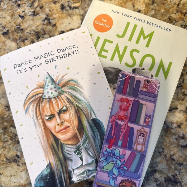 Labyrinth Sara's Room Themed Bookshelf Bookmark L Double Sided 2