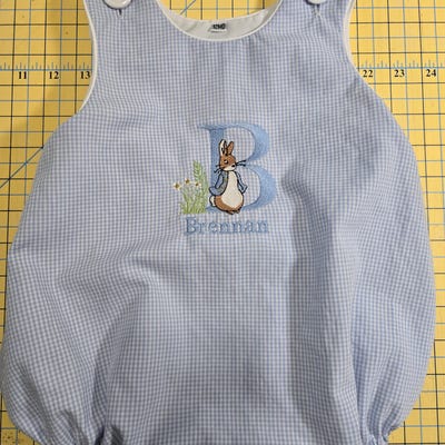 Uppercase 5inch Embroidery Font Matching With Peter Rabbit, Monogram ...