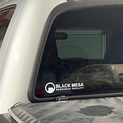Black Mesa Asset Tags Vinyl Decals - Stickers For Car, Laptop, Window, Tumbler, Bottle