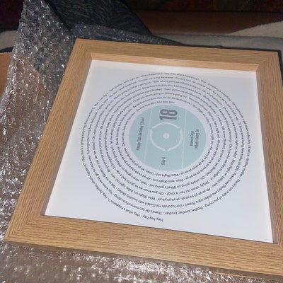 Number 1 the Day You Were Born, Personalised Birthday Gift, Song Lyrics