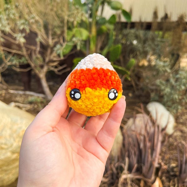 Amigurumi Mini Candy Corn Crochet Pattern: Halloween Toy (PDF Pattern ...
