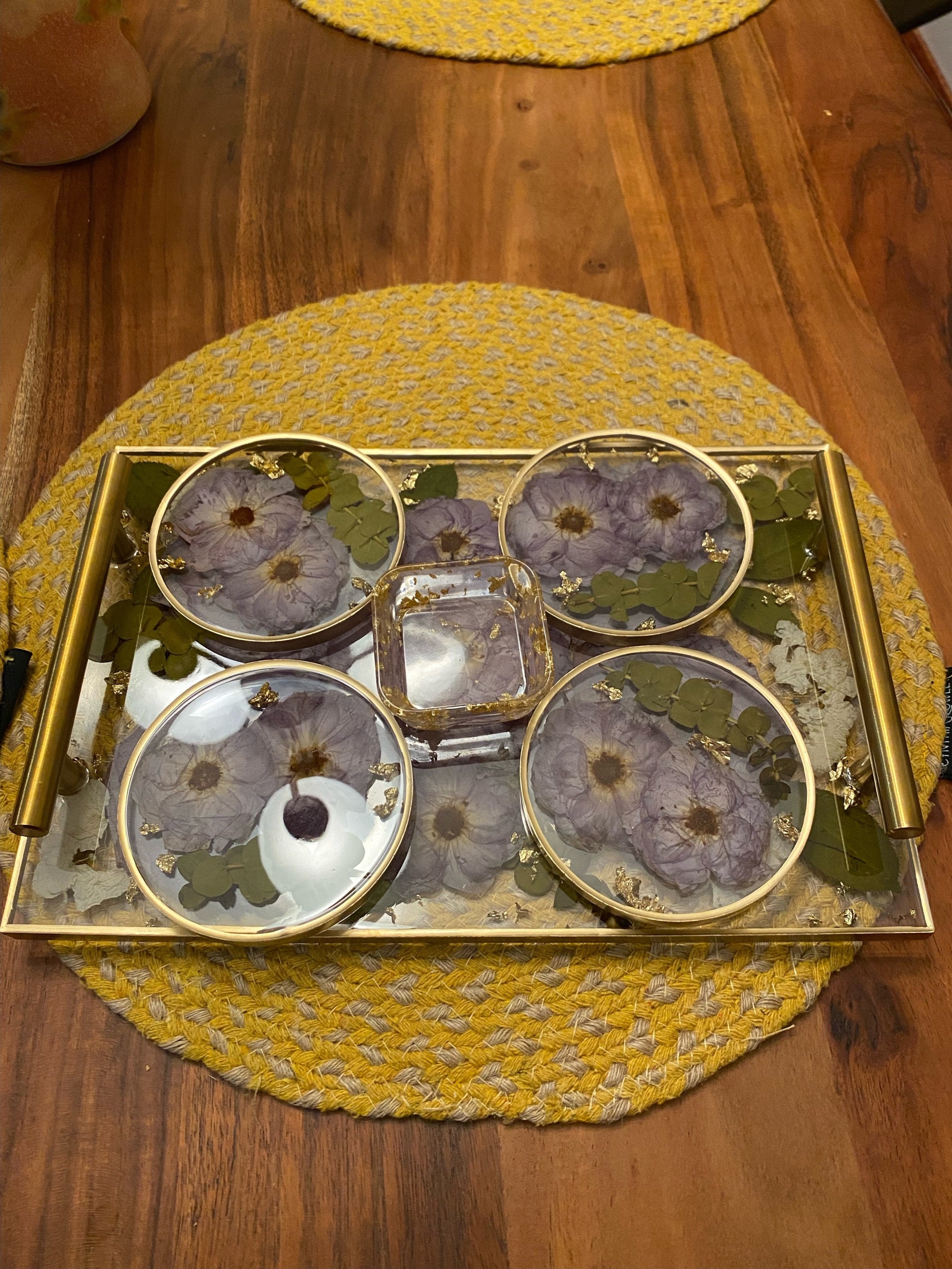 Preserved flowers from Jennalyn's etsy review