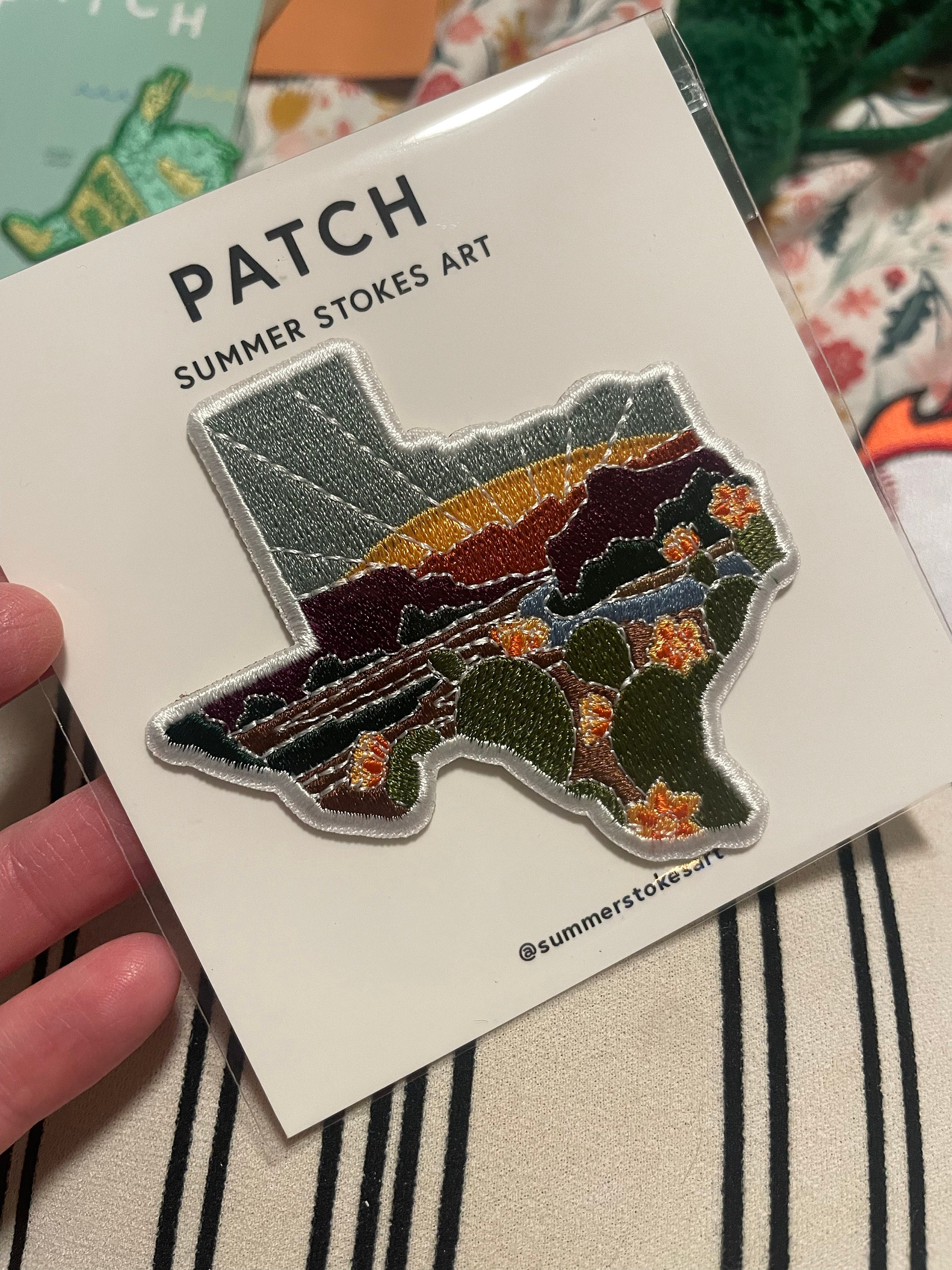 Texas Iron-On Patch | 2.5&quot; Patch | Embroidered Sew-on or Iron-on Applique