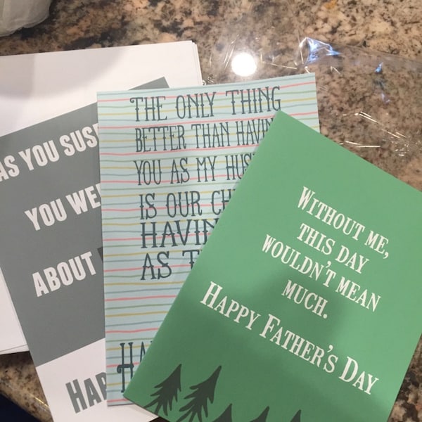 Husband Card, Husband Father's Day Card, Father's Day Card, Greeting ...