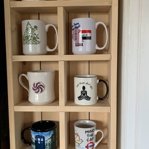 American Flag State Coffee Cup Display Holder - Coffee Mug Rack - Cup  Collection