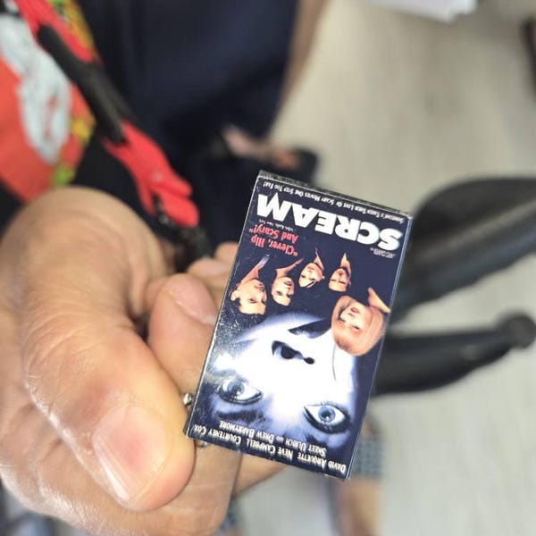 Scream VHS Keychain - Etsy