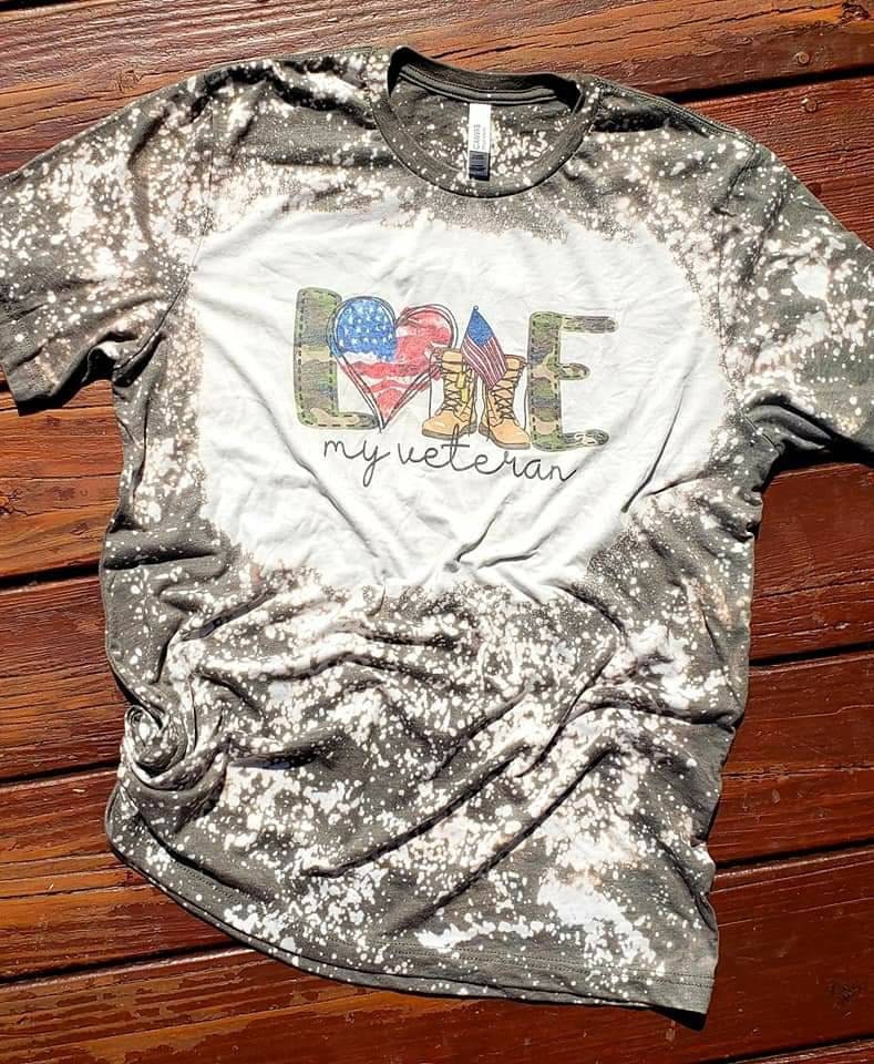 Love My Veteran Sublimation Transfer Heat Press Design Image Print ...