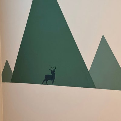 Full Deer-buck Stencil Made From 4 Ply Mat Board-choose a Size-from 5x7 ...