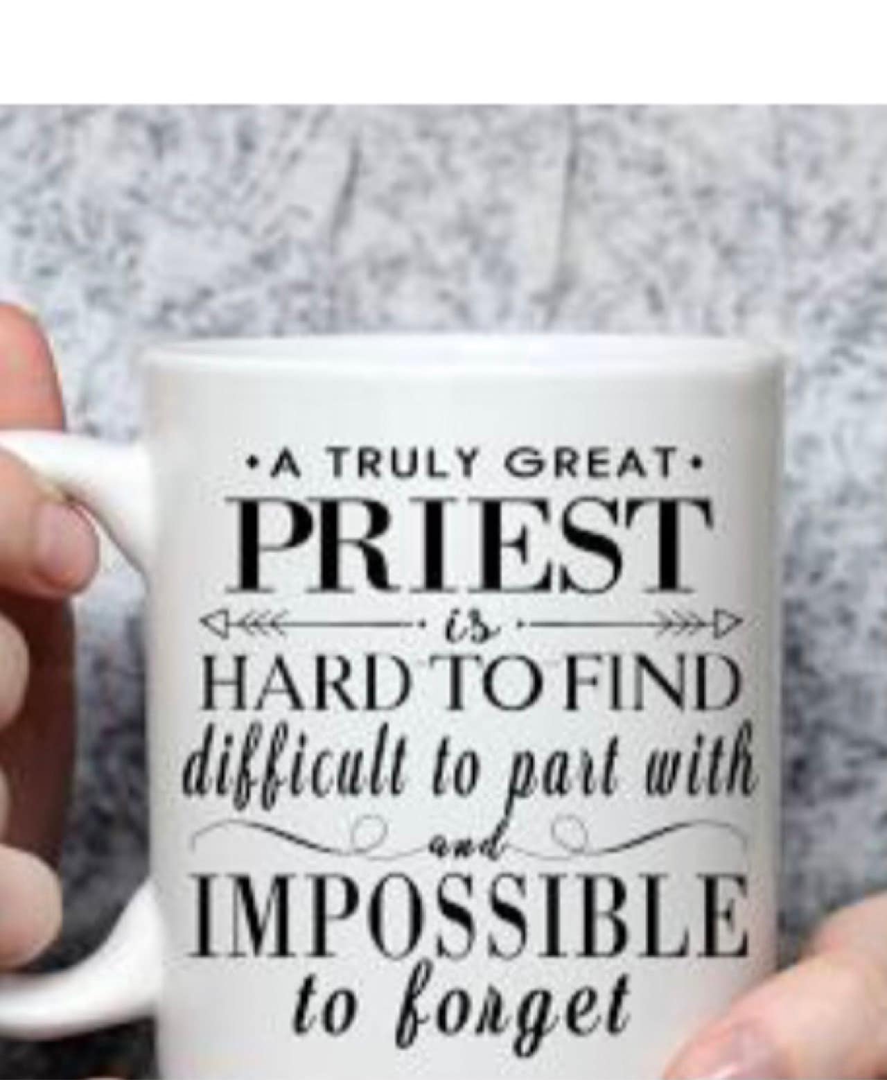 Priest Gift A Truly Great Priest Travel Mug Catholic Priest Gifts Personalized Mug for Priest Wedding Gift Priest Retirement Confirmation