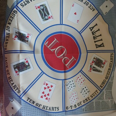 Card Game Fabric Rummy Royal Game Mat by Mousehaus Play Game Board ...