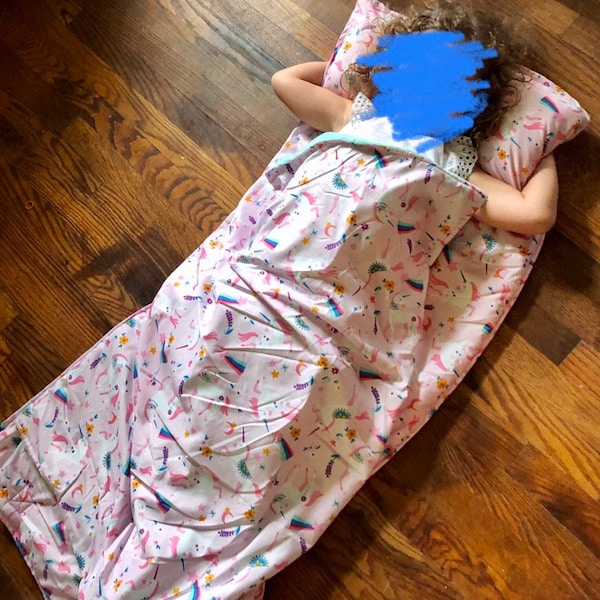 AOLOA Personalized Toddler Nap Mat For Preschool, Custom Name Kids Nap Mat Pillow Cover Nap Blanket Daycare Nap Mat Kindergarten Flower Leopard Design Nap