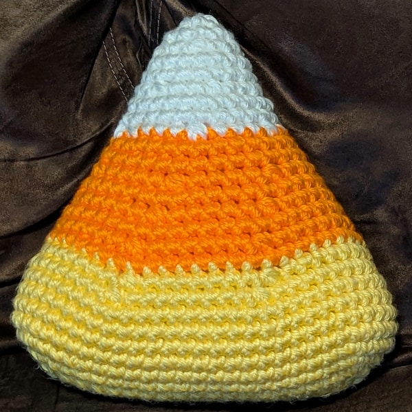 Candy Corn Pillow Crochet Pattern, Halloween Crochet Pattern ...