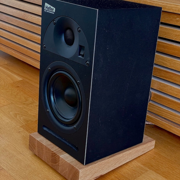 Custom Wood Speaker Stands for Audiophile Audio Platform and Subwoofer ...