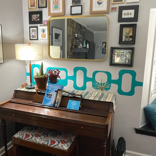 Fresh Look at Mid Century Decal Removable Modern Wall Decor Palm Springs Retro