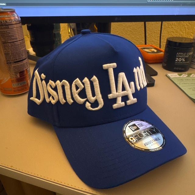 Disneyland Disney Land Hat - Dodgers Authentic New Era 5  display picture 3
