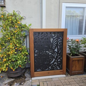 Metal Privacy Screen | Fence | Decorative Panel | Wall Art