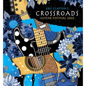 Eric Clapton Crossroads Guitar Festival Poster 2023 Gigposter