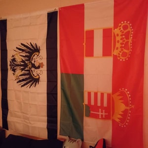 Bandiera Austria-Ungheria Per Nautica – Premium 60x90 Cm – Prodotta In Germania