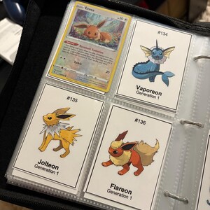 ポケモン全国図鑑1025：印刷可能なバインダーページとプレースホルダー