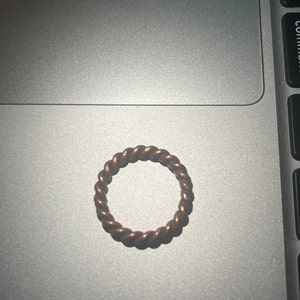 One 1/4 of a 999 Cubit Copper Tensor Energy Ring in Heavy 10 Gauge ...