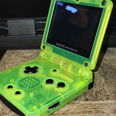 Gameboy Advance SP Classic Rayquaza Green Replacement Housing Shell for ...