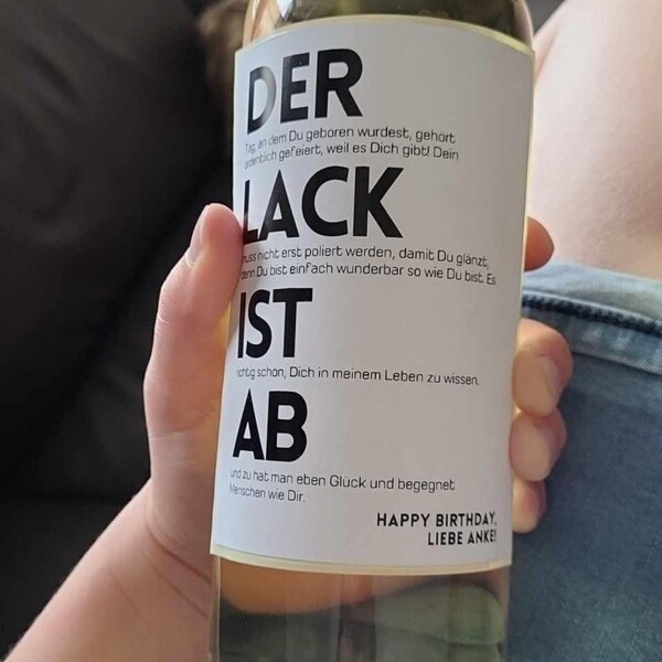 Lustapotheke Duschgel 'Der Lack Ist Ab!' – Mit Personalisiertem Wunschnamen, 300 Ml
