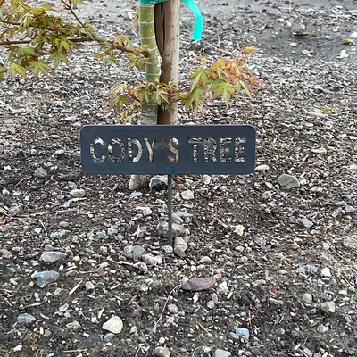 Metal Garden Row Marker Sign Customizable Vegetable and Herb Sign With ...