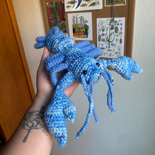 Blue Lobster Free Crochet Pattern • Spin a Yarn Crochet