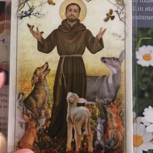 St. Roch Wood Plaque and Holy Card Gift Set Catholic Patron | Etsy