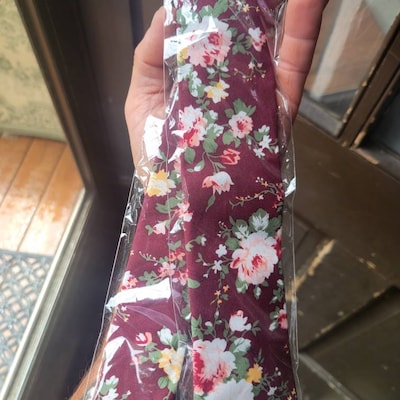 Rose Petal Tapestry Skinny Tie main image 1