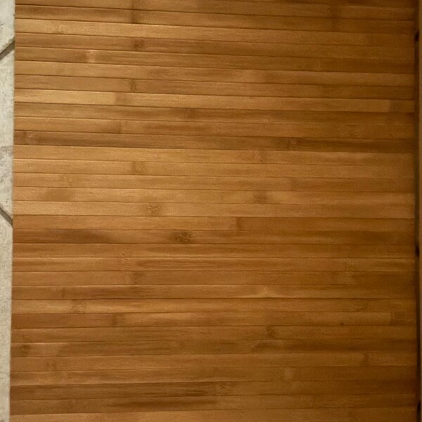 Set Of-3 12x12 Inches Custom Size Wooden Stained Bathroom Mat ...