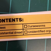 Weirdcore Lab Warning Stickers - Cursed and Ominous Labels - Durable ...