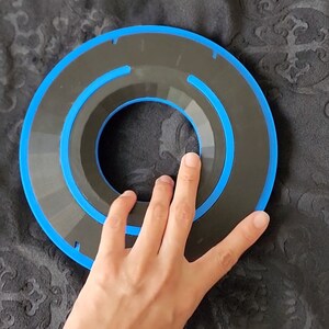 Tron Legacy Identity Disc 3D Printed Model | Tron Movie Identity Disc | Tron Gift